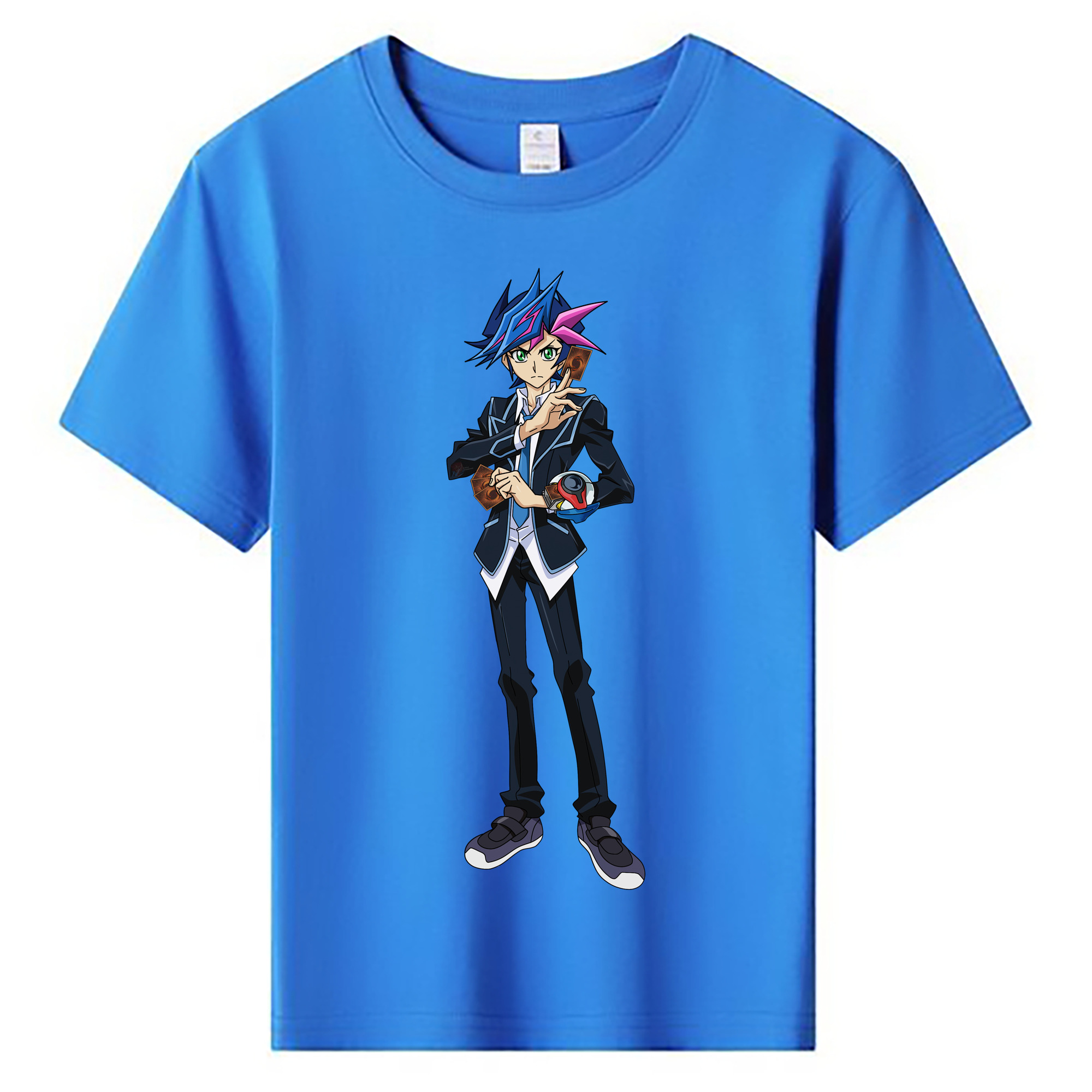 （画像用） 遊☆戯☆王 Yu-Gi-Oh! 綿100％キッズTシャツ（フロントプリント）